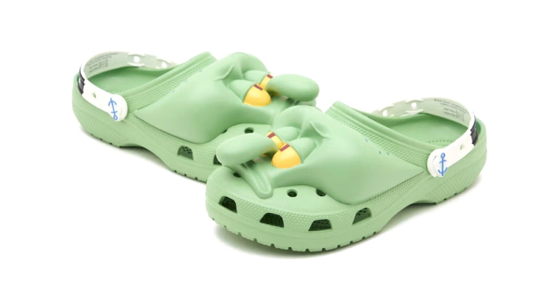 完美還原你的「厭世美學」！Crocs x《海綿寶寶》「章魚哥」聯名鞋款登場